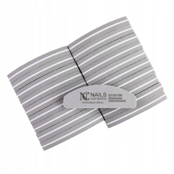 Polerka mini szara NC Nails 100/180 20szt