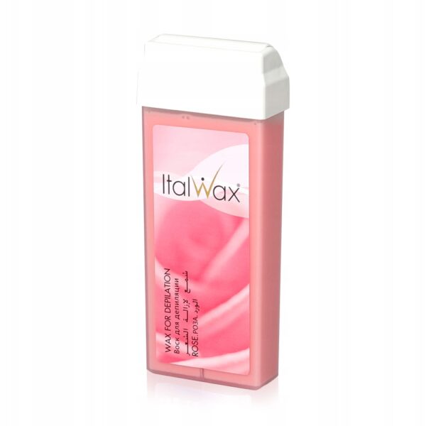 Wosk do depilacji w rolce ItalWax Rose 100ml