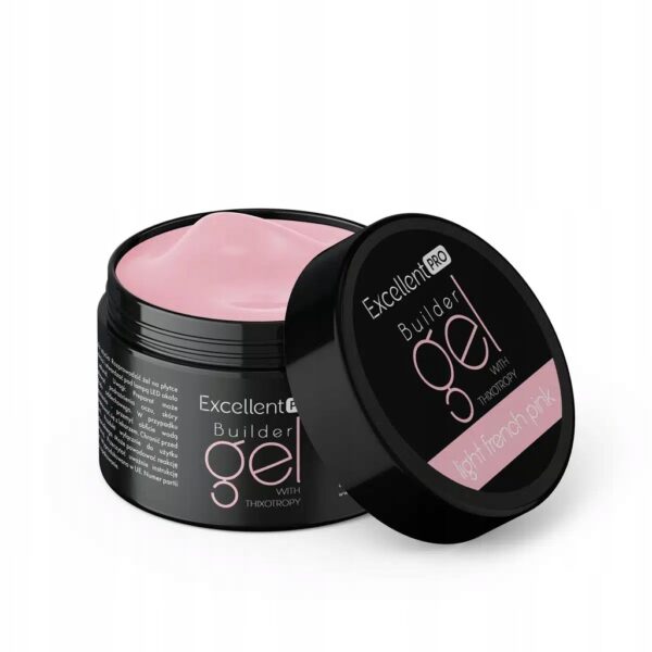 Żel budujący Excellent Pro Builder Gel Thixotropy Light French Pink 15g