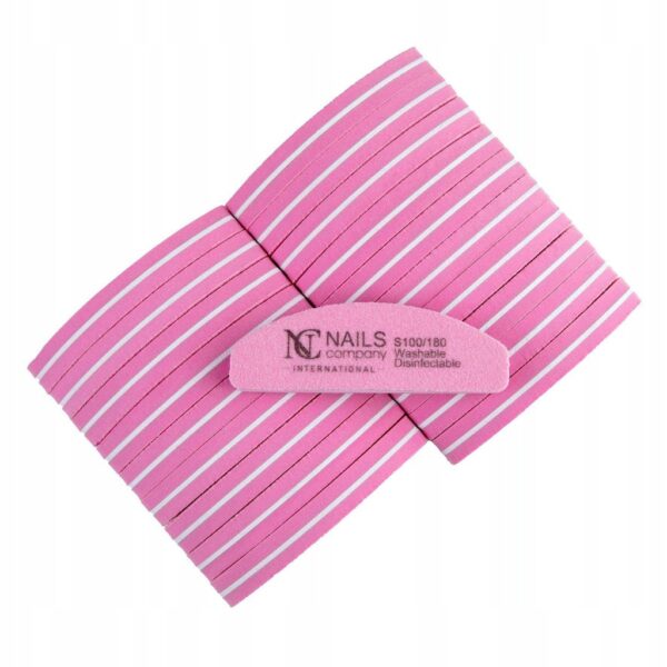 Polerka mini różowa NC Nails 100/180 20szt