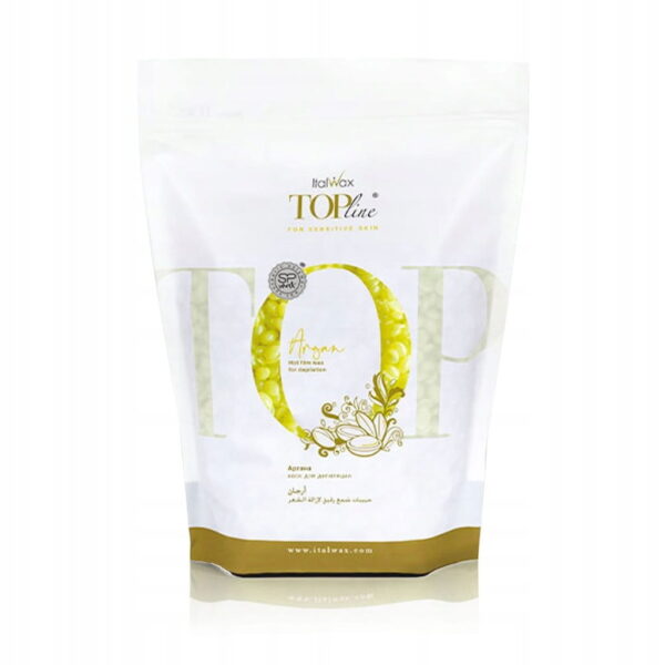 Wosk do depilacji w dropsach ItalWax Top Line Argan 750g