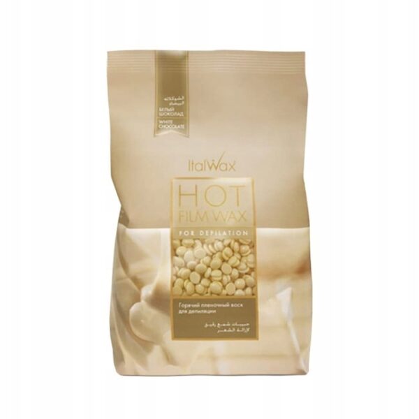 Wosk do depilacji w dropsach ItalWax White Chocolate 500g