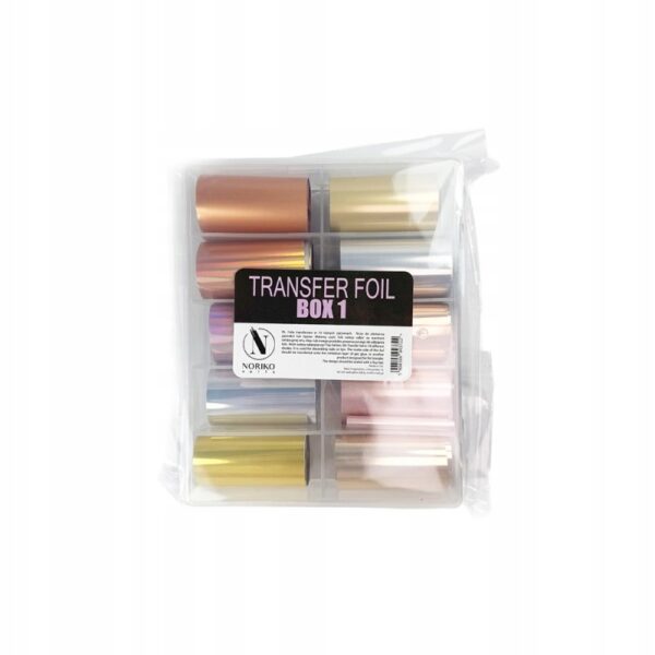 Folia transferowa do paznokci Noriko Nails Transfer Foil Box 1