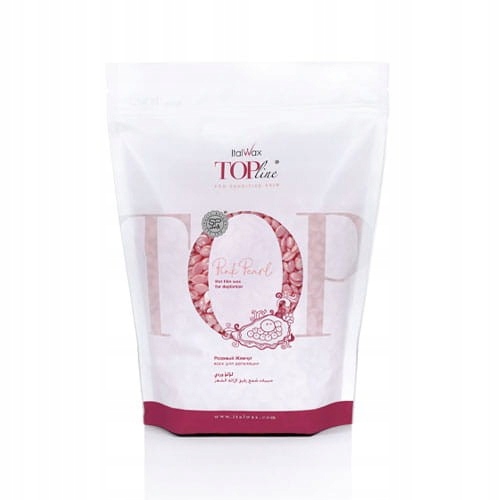 Wosk do depilacji w dropsach ItalWax Top Line Pink Pearl 750g